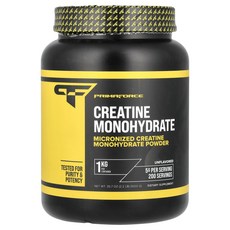 Primaforce 크레아틴 모노하이드레이트 2.2 lbs 997g 파우더 운동보충제, 1, 997