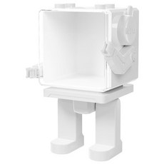 【小小店舖】魔方機器人 3階 4階 魔方收納腳架 可愛造型 益智玩具 魔術方塊底座, 魔方機器人展示盒（2/3階通用）