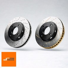 JR Brake 適用於 ELANTRA TUCSON VENUE SANTAFE KONA 煞車碟盤 散熱版 打洞劃線 適用 FF~GH 等級, 1個, ELANTRA 17年～｜前｜280,一體式｜劃線打洞版