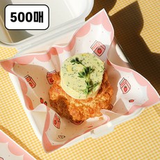 딸기우유 미니 코팅 유산지 500매, 1개, 1개