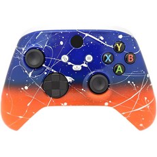 Series X /S One 국기 과 호환되는 lers LLC 수작업 컨트롤러, Series X/S Blue & Orange White