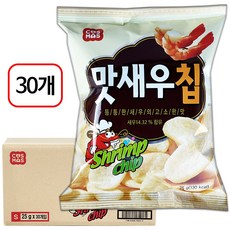 코스모스제과 맛새우칩, 25g, 30개
