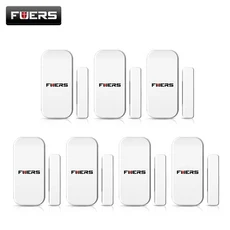 쿠쿠스토어 FUERS 무선 창문 도어 보안 센서 홈 와이파이 GSM 시스템 G95 W181 W204 D025 433MHZ, 03 7 pcs, 01 CHINA
