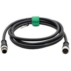 행튼 M12 17핀 여성용 검사관 케이블 데이터 전력 머신 카메라 I/O 하이크로봇 SC3000 비전 3D-L4000 코그넥스 30m 24V 액추에이터 병든 리더 비행 시스템, 2 17-pin female to male, 2m