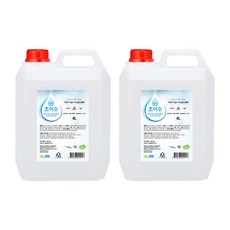 조이수 정제수 증류수 3차 초순수 100ml/500ml/1L/4L, 2개, 4L