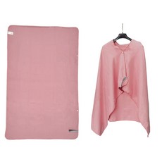 비치 가운 극세사 워터파크 서핑 다이빙 타월 수영복 물놀이 비치 타올, 80x130cm핑크 (사이즈 L)