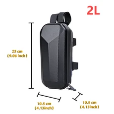 [호환] 2L 전동 스쿠터 보관 가방 하드 쉘 프론트 프레임 방수 백 접이식 자전거 헤드 핸들 캐리 백