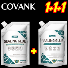 1+1/2+2고분자 방수 속건 충전제 균열 방지 보수 접착제 빠른 건조 고탄성 보수 점착제 에폭시접착제, 화이트 500ML × 1개