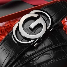 熱賣新款男士真牛皮自動扣皮帶，潮流百搭年輕人腰帶，商務休閒褲帶