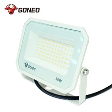 고네오 LED 투광등 50W 화이트바디 주광색, 1개
