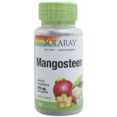 SOLARAY 山竹果475mg萃取素食膠囊, 1個, 100 件