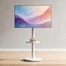 Bornoon TV 스탠드 이동식 모니터 스탠드 10-42인치 소품수납, 1개, SR-XZ02S 1개, SR-XZ02S