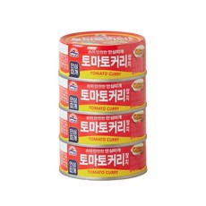 사조 토마토커리참치 100g4입, 4개