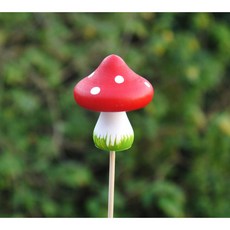 花樣渼栽盆栽生活館 森林系紅香菇花插公仔模型 可愛造型園藝裝飾 增添盆栽童趣氛圍