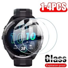 Garmin Forerunner 165/165 용 1-4PCS 강화 유리 필름 45 음악 강력한 보호, 05 Forerunner 245, 01 1PCS