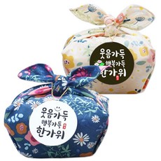 플라워 손수건 송편포장(4개) ang+7517Tp