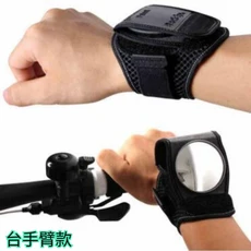 360 ° 손목 스트랩과 조절 가능한 암이 있는 회전식 자전거 백미러로 최고의 안전을 제공합니다, 02 오렌지