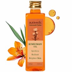 Auravedic 아우라베딕 쿰쿰마디 오일 퓨어 사프란 100ml, 1