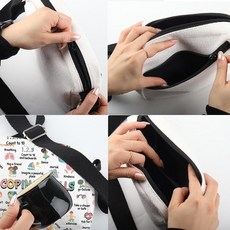 MNIGIU Coping Skills 선물 카운슬러 대처 기술 알파벳 크로스바디 백 심리학자 사회 복지사 치료사 Abc