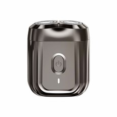 ENCHEN 刮鬍刀 雙環刀頭 IPX6 防水 USB-C 充電, 黑色, Mini 6