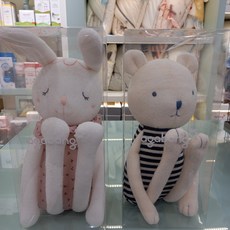 아가방 ~ 우리아기 애착인형 귀여운 토끼인형 곰돌이 인형 어떻세요~텔소재가 아니라 예민한 우리아기에게도 안심하고 ~~, 베이지(곰돌이), 1개