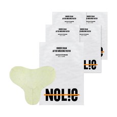 노우라이 언더 캄 애프터 왁싱 패치, 5개, 8.5g