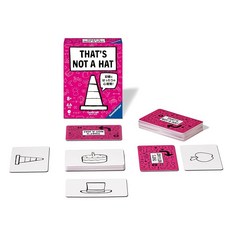 Ravensburger 라벤스 버거 보드 게임 Zats Not A Hat! 일본어판 22676 4 연령 8세~ 카드게임 테이블게임 파티게임 기억력을 단련하는 게임 박하, 1개
