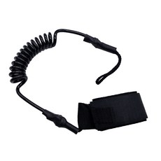 STK 4ft 5.5mm 코 일 서 핑 보 드 가 죽 끈 SUP 다 리/Wirst 밧 줄-패 들 가 죽 끈 및 로 드 가 죽 끈-다 목 적 및 내 구 성-다, 플라스틱, 블랙