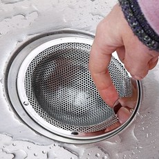 음식물 찌꺼기 차단용 스텐 싱크대 배수망 거름망 Mver9+9bfY