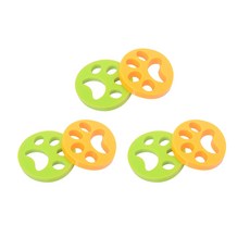 차차미 6개 강아지털 고양이털 동물 머리카락 털 먼지 제거, 혼합색상, 2세트