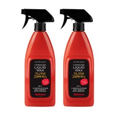 불스원 고광택 왁스 600ml 2개 세정 코팅 발수력 광택 슬릭감 간편한 세차 자동차 관리용품