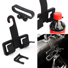 차량용 행거+후크+손잡이 세트 헤드레스트 걸이 고리 가방 자동차 시트 봉투 후크 행거 쓰레기통 비닐 용 dew+59705uS