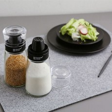 시노글라스 엘리멘탈 양념병 블랙 230ml 2P세트