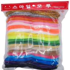 고래아트 국산 실모루 20색 혼합 공예모루, 1봉