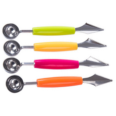 스텐 샐러드 스쿱 화채 스푼 과일 조각도, 1개