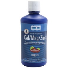 trace Trace Mineral Research液態鈣鎂鋅 946ml, 1個