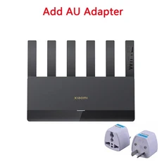 Xiaomi 라우터 BE6500 쿼드 코어 Wifi7 2.5G 이더넷 포트 듀얼 주파수 6 독립 신호 메쉬, 04 Add AU Adapter