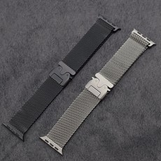 49mm鈦金屬iWatch手錶帶ultra專用3蘋果純鈦米蘭尼斯錶帶2鈦合金8