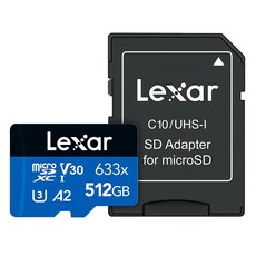 Lexar 雷克沙 高效能 microSDXC 記憶卡 UHS-I 633x, 512GB