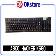 ABKO HACKER K660 ARC 프리미엄 블랙, 카일 BCP