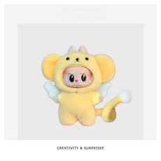 팝마트 라부부 1세대 2세대 3세대 인형옷 17cm라부부 펜던트 인형 의상 세트, 아기 천사 코알라 세트 (인형제외)-서있는 스타일
