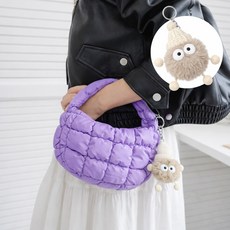 욘무 퀼팅 미니가방 구름가방 데일리백 키링증정