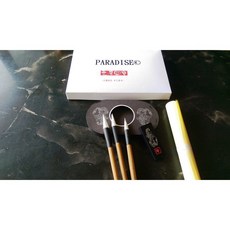 【玉華香舖】紙紮文房四寶 全紙製無塑混充 (筆墨紙硯) 純手工立體製作 紙紮 紙扎 紙紮屋 紙屋 往生用品, 1個