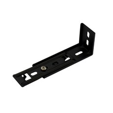 더원홈데코 2단 일체형 꺽쇠 3p, 1세트, 블랙