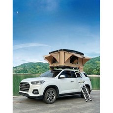 차지붕텐트 텐트 자가용 루프 노지 원터치 천정 중형