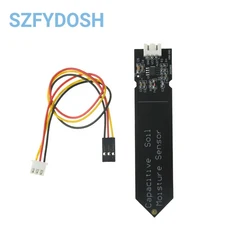 1 10PCS 용량 성 토양 수분 센서 모듈 Arduino 중력이있는 넓은 전압 3.3V 부식 방지, 04 1pcs