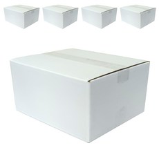 紙箱大地 5號紙箱 簡約收納 搬家寄物好幫手, 白色, 5個