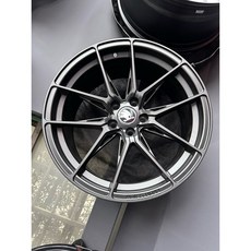 FK鋁圈 17吋 5/100 RSV08 槍灰色 ALTIS SKODA 適用 鋁合金輪圈, 1個