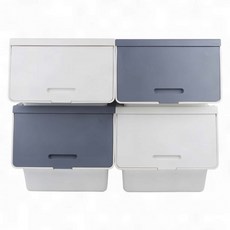 루맥스 슬라이딩 리빙박스 리빙박스 다용도수납함, 1개, 일반 중 - 아이보리