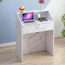 인포데스크 카운터 계산대 수납 일체형 식당 매장 바테이블 60cm 와일드오크 웜화이트 직접설치, 고객 직접설치, 60cm 마블